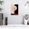 thumbnail image 3 of Elephant Stock Series Vii No. 5 Wall Art - Vertical Canvas Wall Art - Living Room Wall Decor - Abstract Canvas - Black And Red Decor By Hilma Af Klint - 8" x 12", 3 of 8