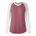 thumbnail image 4 of Besolor Tuniques pour Femmes à Porter avec Leggings Manches Raglan Trou pour Pouce Col Rond Blouse Décontractée Ample, 4 of 5