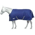 thumbnail image 4 of Weatherbeeta Comfitec Premier Free II Standard Neck Turnout Sheet (220g Medium), Dark Blue (Grey/White Trim), Size: 87, 4 of 5
