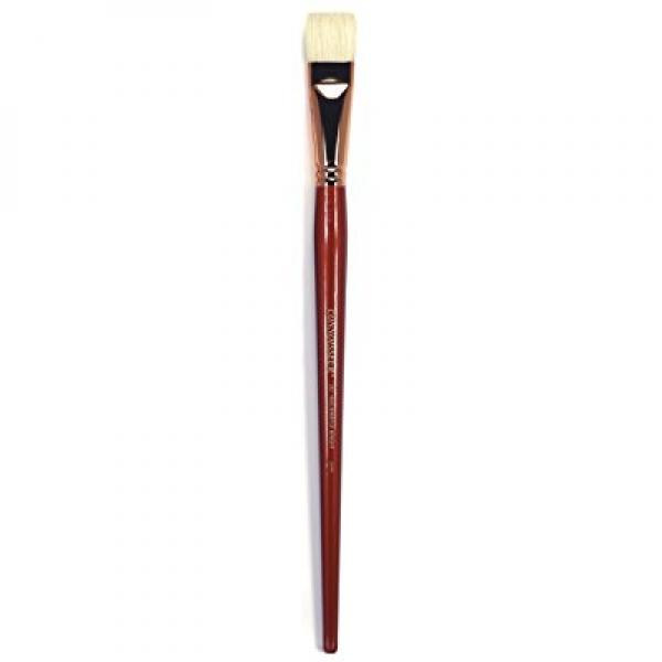 No.8 Flat and No.10 Angular Includes No.4 Filbert Connoisseur Fine Art Products Protege Gold Smoke Taklon Short Handle Paint Brush Set No.4 Flat No.7 Round