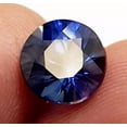 thumbnail image 2 of 3.80 Ct Blue Sapphire Precious Round Shape Ring Size Lab Grown gemstone, 2 of 2