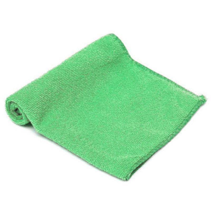 1-10PCS Green Thicken Microfiber Cleaning Towel Car Wash Cleaner Clean Cloth 
