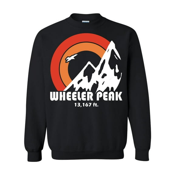 Wheeler Peak Mountain Hiking Nature Adventure Graphic Sweatshirt