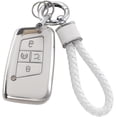 thumbnail image 1 of Key Fob Cover Compatible with Fit for Volkswagen Tiguan Atlas Jetta Passat Golf Alltrack Soft TPU Remote Key Shell Case Keychain Case Holder Protector, 1 of 5