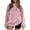 04-Light pink, variant on Flannel Halloween Sweatshirts for Women Oversized Pumpkin Cute Ghost Holiday Long Sleeve Fall Thanksgiving Sweaters 04-Light pink M