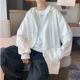 thumbnail image 5 of Sudadera con capucha de moda para hombre, cárdigan con capucha, chaqueta clásica de Color sólido, abrigo de manga larga con cremallera, ropa informal, otoño, 5 of 5
