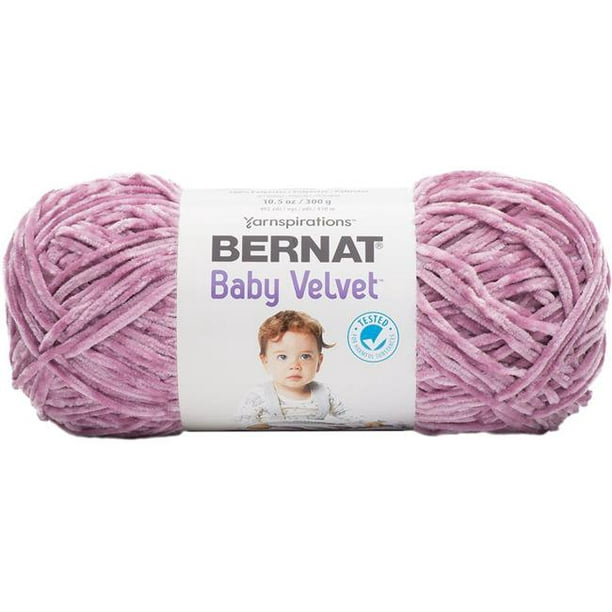 Spinrite 164186-86002 Bernat Baby Velvet Yarn, Restful Rose - Walmart ...