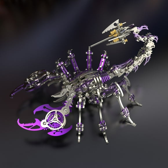 RXIRUCGD Toys Colorful Scorpion 3D Metal Puzzle Assembling Model Toy