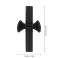 thumbnail image 2 of LEORX 12Pcs Trampoline Poles Spacers Black ABS Cross Shaped for Trampoline Use Outdoor, 2 of 8