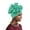 Green, variant on ZZwxWA African Turban Caps Pre-Tied Flower Turbans for Women Head Scarf for Women Hair Wraps Cover Beanie Cap 2025