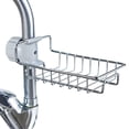 thumbnail image 1 of Sink Hanging Faucet Drain Rack Organized Storage Hollow Out Breathable Stainless Steel Sink Rack for Kitchen, 1 of 5