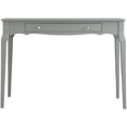 thumbnail image 4 of Weston Home Catalpa Office Writing Desk with Drawer, Grey, 4 of 6