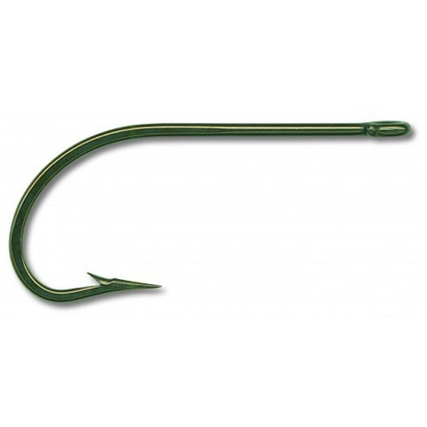 Mustad 3407 O'Shaughnessy , Forged Classic Hook - Bronze - Walmart.com ...