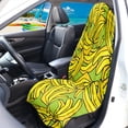 thumbnail image 3 of POLERO Car Seat Towel Cover Pocket Design Microfiber, Compatible with Truck Seat Automotive, for Trucks Cars Vans, Yellow Banana Print, 3 of 7