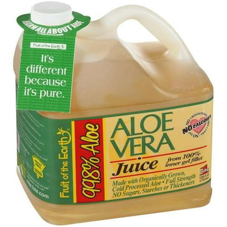 Fruit of the Earth Aloe Vera Juice, Original, 128 Fl Oz, 1 (Best Fruit Juice To Drink)