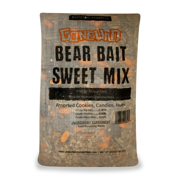 Whitetail Products Gone Wild, Sweet Mix Bear Bait, 40 LB., Mix of Cookies and Candies, Not for Human Consumption, G3570