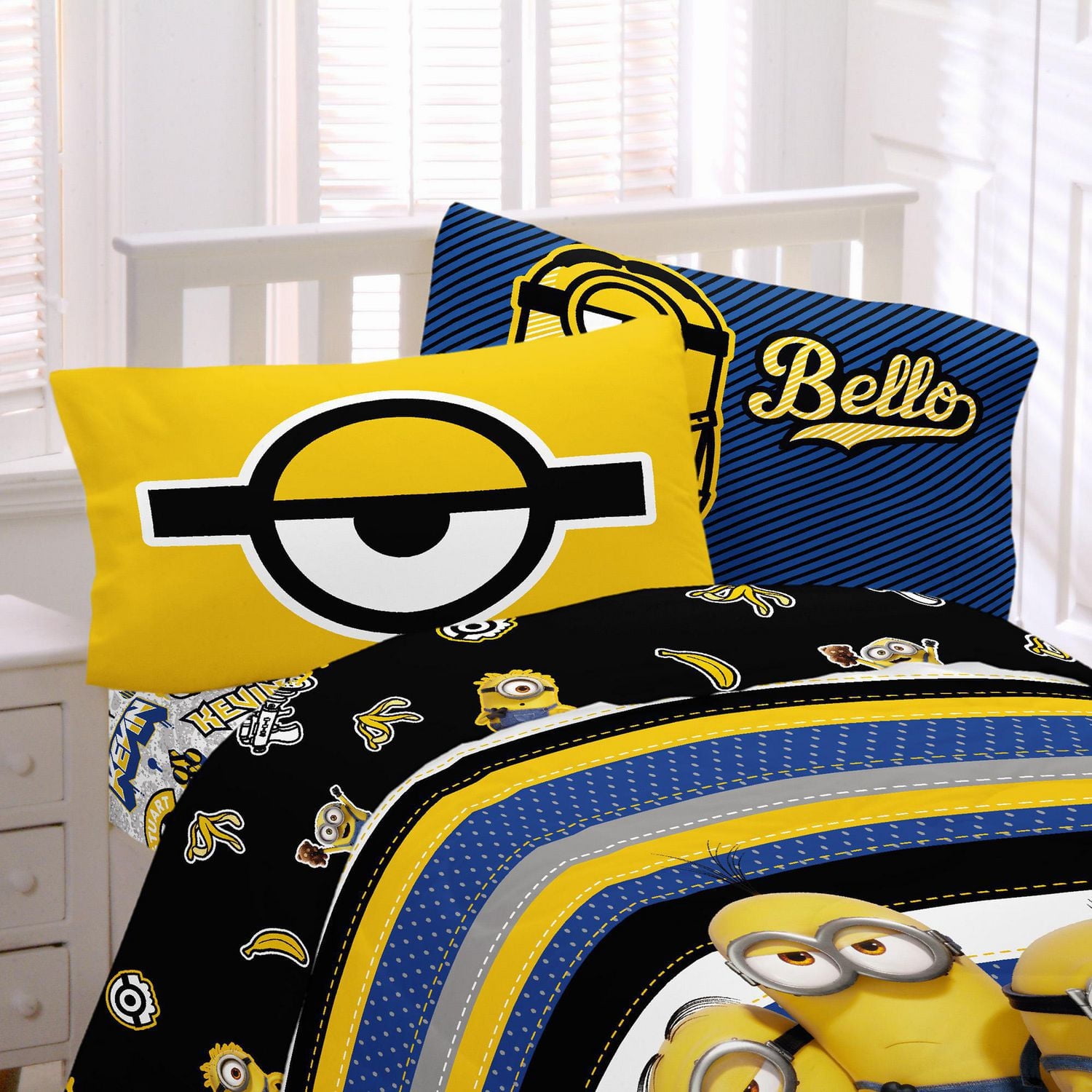 Taie d'oreiller « Black Gold » Minions