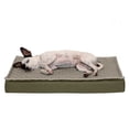 thumbnail image 2 of FurHaven Pet Products Quilt-Top Convertible Indoor-Outdoor Deluxe Memory Top Pet Bed for Dogs & Cats - Dark Sage, Medium, 2 of 12