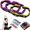 3-D(8level), variant on YUSUIYI Numbered Resistance Bands for Glutes,8/10-Section Elastic Stretching Strap for Fitness & Full Body Workout
