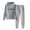 Gray, variant on DeHolifer Women 2 Piece Sweatsuit Outfits Sets ECG Printed Drawstring Hoodie Sweatshirts and Sweatpants Jogging Suits Casual Sweatsuits Matching Sets for women Gray L