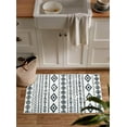 thumbnail image 2 of Moynesa 2'x3' Farmhouse Moroccan Throw Rugs,Washable Soft Boho 2x3ft Entry Rug Non Slip Low-Pile Kitchen Rug Rubber Backing Entrance Front Door Rug,Rustic Tribal Bath Entryway Area Rug, 2 of 7