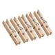 thumbnail image 3 of Pinzas de madera LIUXGMXG 100 pinzas de bambú ecológicas con resortes, 3 of 4