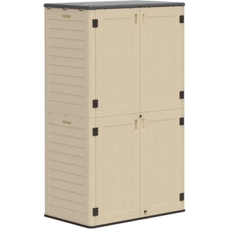 Suncast 22 Cubic Feet All-Weather Vertical Outdoor Storage Shed