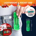 thumbnail image 4 of Mini linterna KunHe Glow in Dark de 9 LED para niños con pilas, 4 of 7