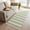 Sage Green, variant on Aqua Striped Kitchen Runner Rug 2'x4', Modern Farmhouse Blue White Stripes Washable Rug with Tassels, Non Slip Woven Cotton Bathroom Rugs Hallway Carpet for Foyer Bedroom Entry Back Door Decor