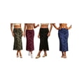thumbnail image 3 of LMLYSoH Women's Long Floral Skirts Fashionable High Waisted Bodycon Going Out Fish Tail Mesh Skirt, 3 of 9