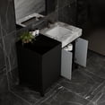 thumbnail image 4 of Lexora Home Zilara 42" Single Marble Top Bathroom Vanity with Gun Metal Faucet, 4 of 11