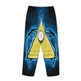 thumbnail image 5 of Bill Cipher Women's Pajama Pants Comfy Casual Loose Sleep Bottoms Pants Drawstring Wide Leg Long Lounge Pants, 5 of 8