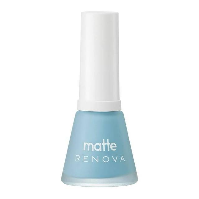 Esmalte de uñas Renova Clasico Matte paulina azul claro 13 ml