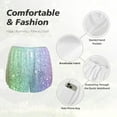 thumbnail image 6 of Haiem Beautiful Glitter Women's 2 in 1 Running Shorts - Lightweight Athletic Workout Gym Yoga Breathable Sports Shorts Liner with Phone Pockets-Small, 6 of 9