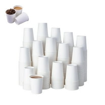 100 Count Coffee Cups,TGY Disposable Paper Cups,12 oz Eco-Friendly Containers for Office,no Lids Drinking Containers for Home,Office
