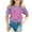 Purple, variant on LUOGENLI Girls Tops Size 14-16 Long Sleeve Shirts for Kids Girls Child Short Sleeve Prints T Shirt Trendy Girls Fans Gift Tops Tops for Girls 14-16 Summer Tops for Girls 12-14 140
