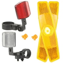 Baluue bike reflectors rear Reflector Plastic High Reflective Night Cycling 1 Set