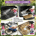 thumbnail image 4 of 2026 Upgrade Fast Acting Heavy Duty Grill Degreaser Spray Set Multi Grill Cleaner Fast Clean Outdoor Solution for Grills Smoker BBQ Grates Oven Effortless Removes Grease Degreaser Smoky Stain, 4 of 6