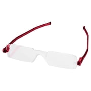 Nannini Italian Folding Travel Reading Glasses Red 1.5