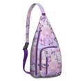 thumbnail image 1 of Tropical Butterfly Sling Backpack – Artistic & Fashionable Crossbody Shoulder Bag, MultiLayer Storage for Outdoor Adventures, Commuting & Photography, 1 of 4