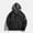 98#Black, variant on Men's Fashion Solid Color Shoulder Insert Windproof Warm Jacket Long Sleeve Hooded Casual Outwear Coat
