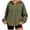 A-Green1115, variant on Wxolcjlv Solid Quarter Zip Hoodies for Women Long Sleeve Pullover Tops