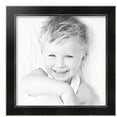 thumbnail image 2 of ArtToFrames 16" x 16" Honors Black with Silver Picture Frame, 16x16 inch Black Wood Poster Frame (WOM-5157), 2 of 7