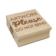 thumbnail image 1 of Artwork Please Do Not Bend Square Rubber Stamp Stamping Scrapbooking Crafting - Medium 1.75in, 1 of 7