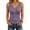 *Purple, variant on ClodeEU Women's V Neck Ribbed Knit Tank Top ,Slim Fit Soft Blouse for Summer Army Green,Women's Plus L