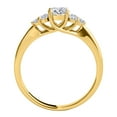 thumbnail image 2 of AoneJewelry 1/2 Carat Diamond Seven Stone Engagement Wedding Ring In 10K Yellow Gold, 2 of 5