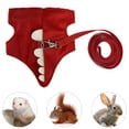 thumbnail image 2 of Qyaukm Ferret Harness and Leash Set, Small Animal Vest Harness with Bell and Dinosaur Leash for Baby Chihuahua, Adjustable for Teacup Pets, 2 of 8