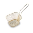 thumbnail image 2 of Panier de Friture Lavable pour Collations Frites Poulet avec Chips Panier Passoire Poignée Carrée Panier Passoire Passoire Récipient de Stockage Cuisine Or, 2 of 7