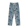 thumbnail image 4 of Xecao Underwater Animals and Flowers Men's Straight Lounge Pajama Pants: The Ultimate in Comfortable Sleepwear, 4 of 9