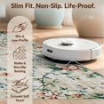 thumbnail image 6 of Design&I 4'x6' Ultra Soft Area Rug, Oval Vintage Dining Trailing Vines Distressed Faded Wildflower None Fluffy Washable Non Shedding for Bedroom Living Room Home Office, 6 of 7